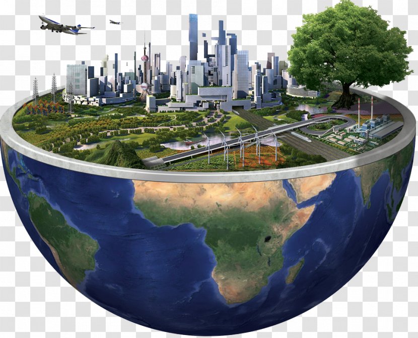 Earth Internet Of Things Information - Knowledge - City Construction Transparent PNG