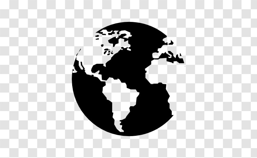 Earth Globe World Map - Vector Transparent PNG