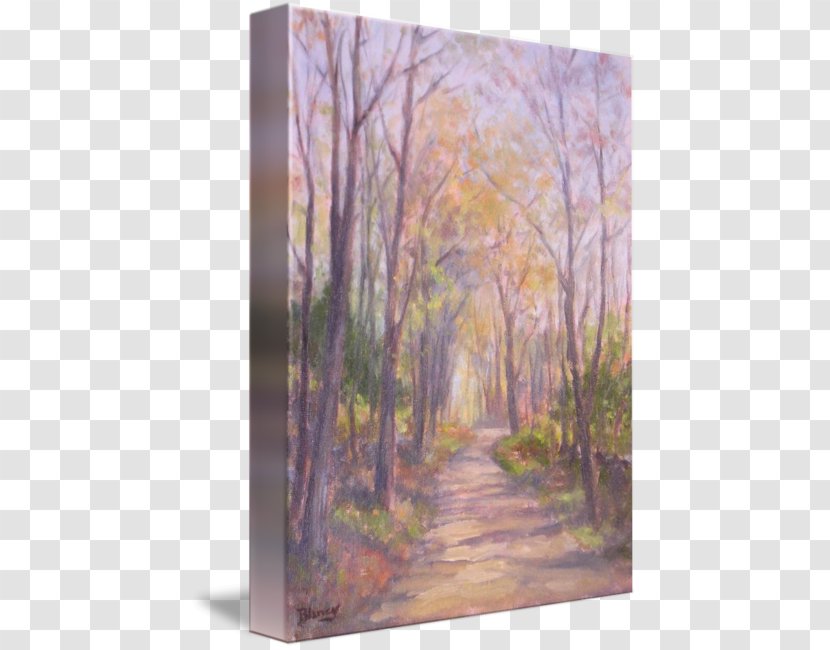 Watercolor Painting Gallery Wrap Acrylic Paint - Branch - Country Road Transparent PNG