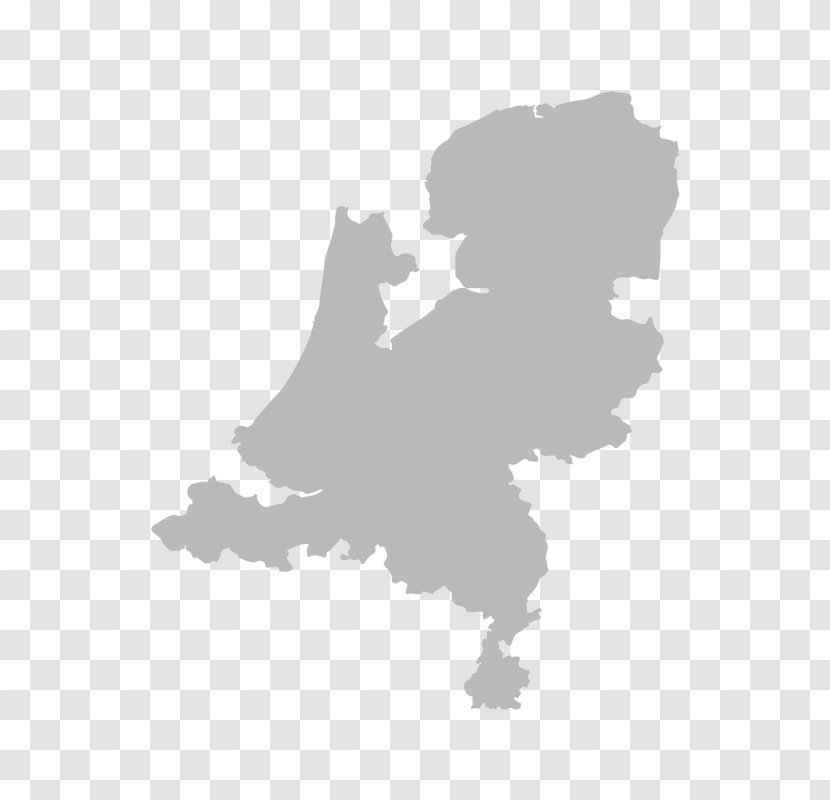Netherlands Vector Map - Stock Photography Transparent PNG