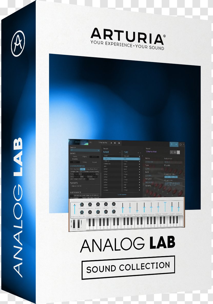 Arturia Virtual Studio Technology Sound Synthesizers Effects Processors & Pedals Analog Synthesizer - Signal - Keylab 49 Transparent PNG