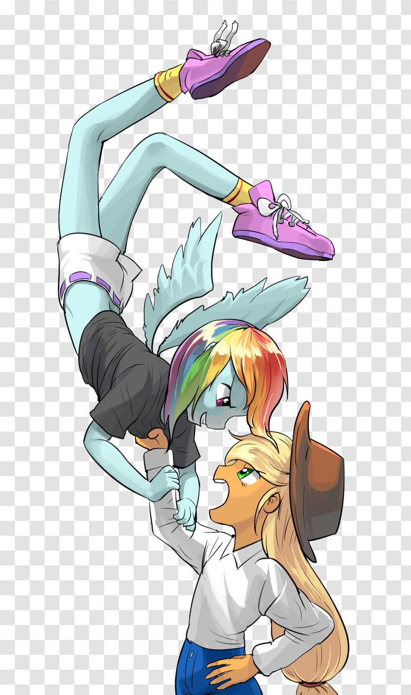 Applejack Rainbow Dash DeviantArt Pinkie Pie Fluttershy - Tree - My Little Pony Human Fanart Transparent PNG