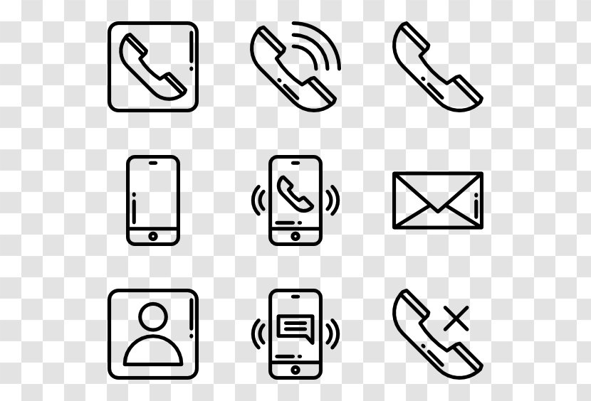 Drawing Clip Art - Line - Telephon Icon Transparent PNG