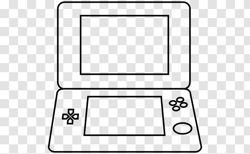 Black & White Video Game Consoles Handheld Console Nintendo DS - Text Transparent PNG
