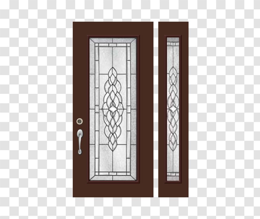 Rectangle House Door - Glass - Classical Decorative Material Transparent PNG