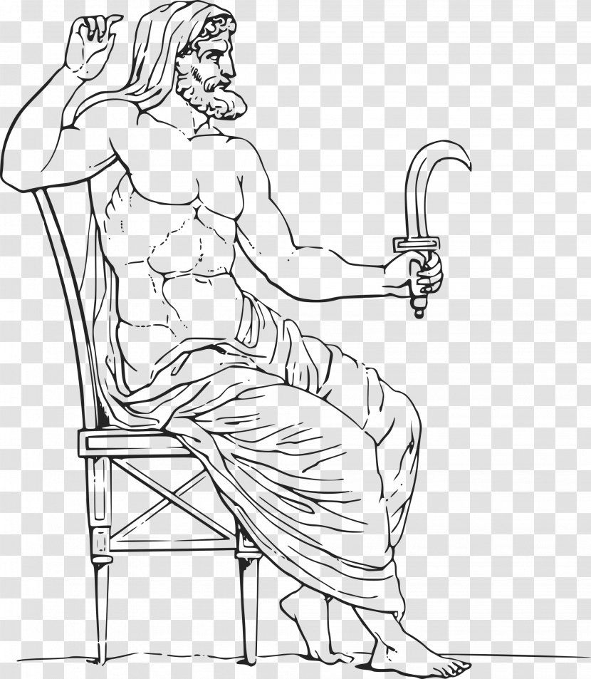 Zeus Theogony Clytemnestra Mycenae Cronus - Cartoon - God Transparent PNG