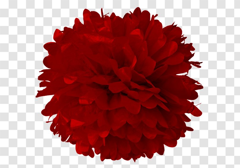 Cheerleading Pom-Poms Clip Art Red - Pom - Flowers Transparent PNG