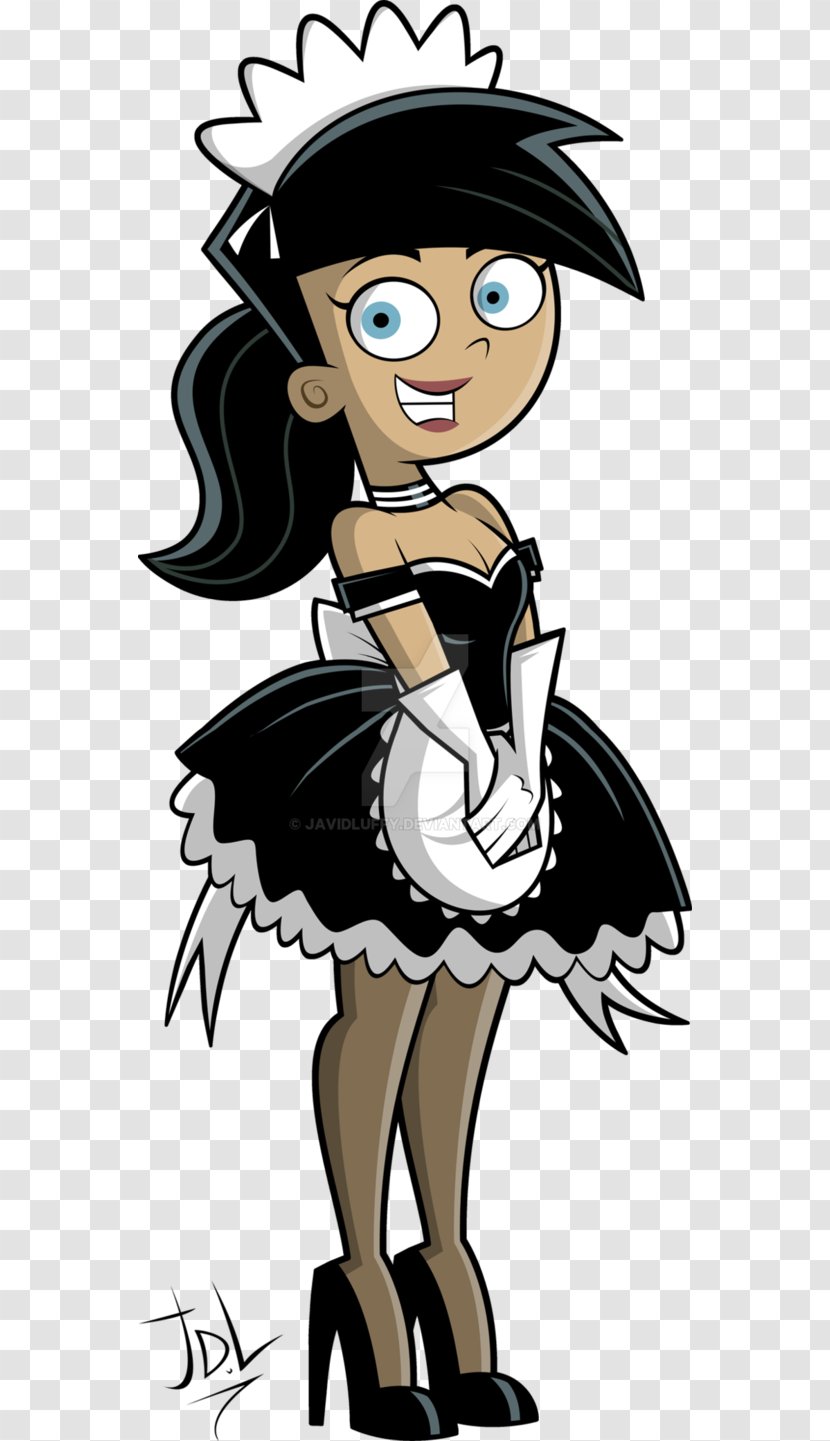 French Maid Cartoon Drawing DeviantArt - Silhouette Transparent PNG