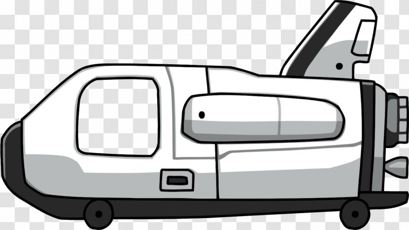 Scribblenauts Remix Car Vehicle Space Shuttle Program - Super Transparent PNG