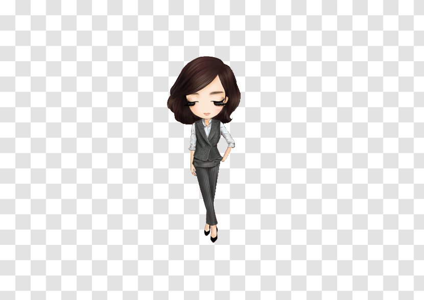 U6a0au80dcu7f8e Cartoon Woman Dessin Animxe9 - Tree - Workplace Women Transparent PNG