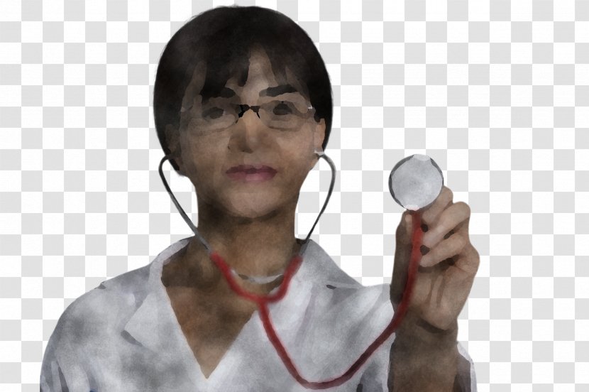Stethoscope - Neck - Gesture Physician Transparent PNG