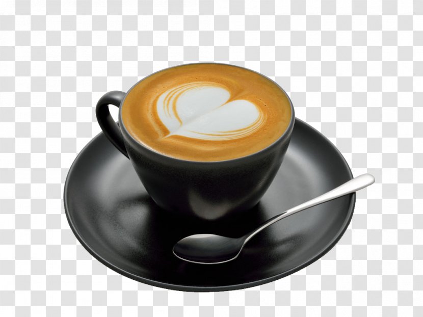 Coffee Cappuccino Latte Cafe - Caffeine - Love Cups Transparent PNG