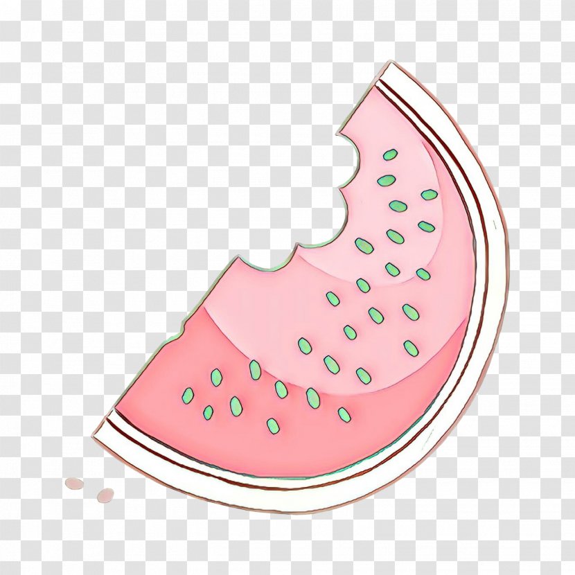 Watermelon Cartoon - Pink - Plant Footwear Transparent PNG