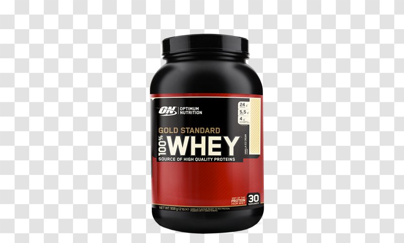 Optimum Nutrition Gold Standard 100% Whey Protein Isolate - Bodybuilding Supplement - Milk Transparent PNG