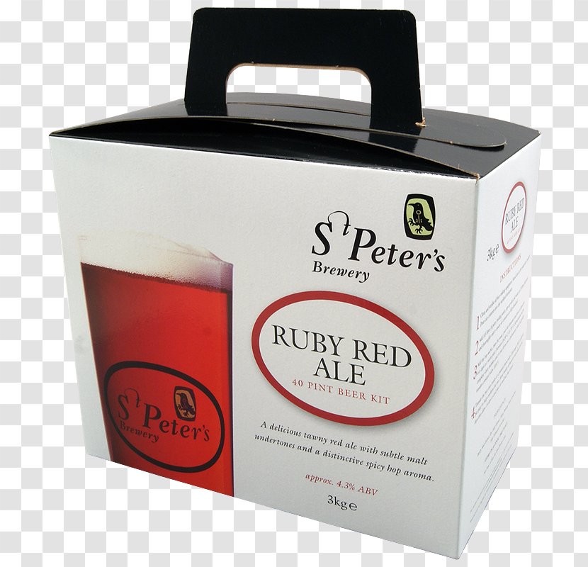 Beer Irish Red Ale St. Peter's Brewery St Peters Transparent PNG