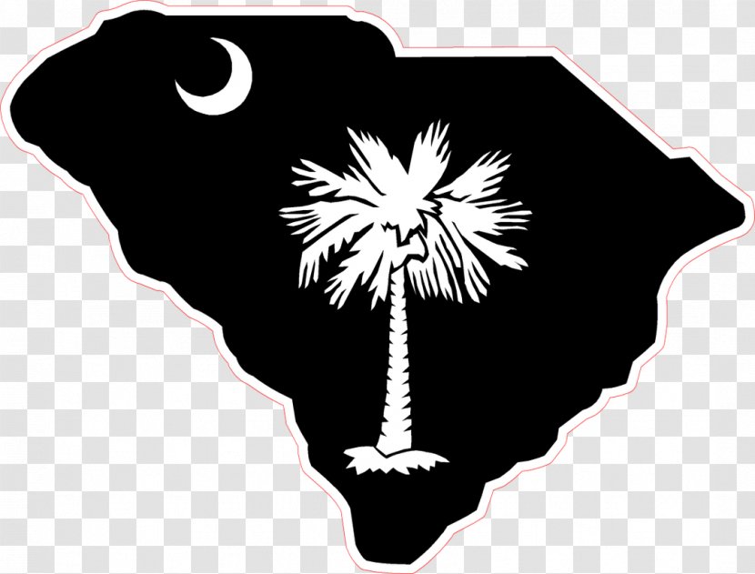 Flag Of South Carolina Berkeley County, Palmetto State - Silhouette Transparent PNG