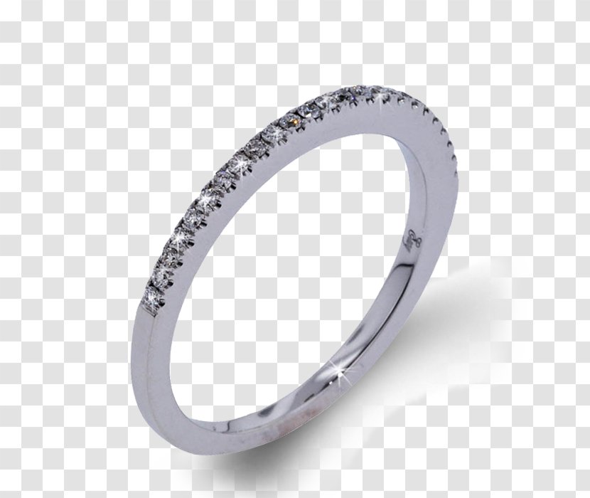 Wedding Ring Silver Product Design Platinum - Cartoon - Pave Diamond Rings Women Transparent PNG