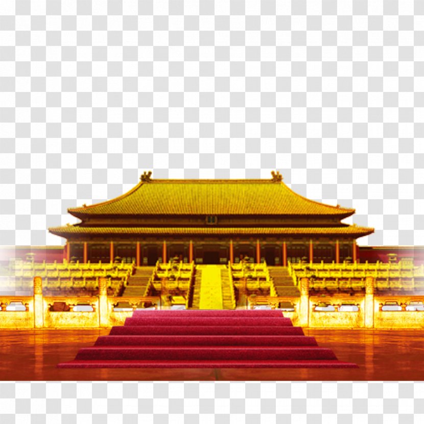 Forbidden City Hall Of Supreme Harmony Palace - Chinese Transparent PNG