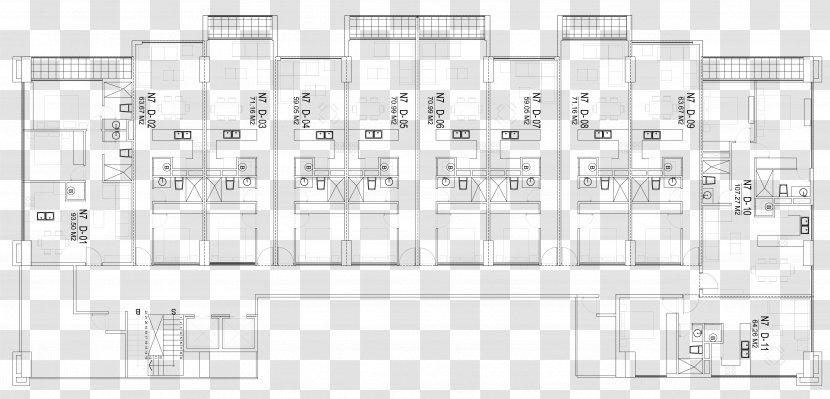 Floor Plan Engineering Technical Drawing - Structure - Design Transparent PNG