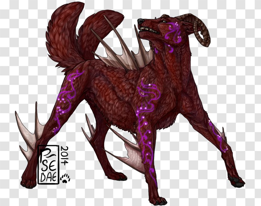 Horse Mammal Character Purple Animal Transparent PNG