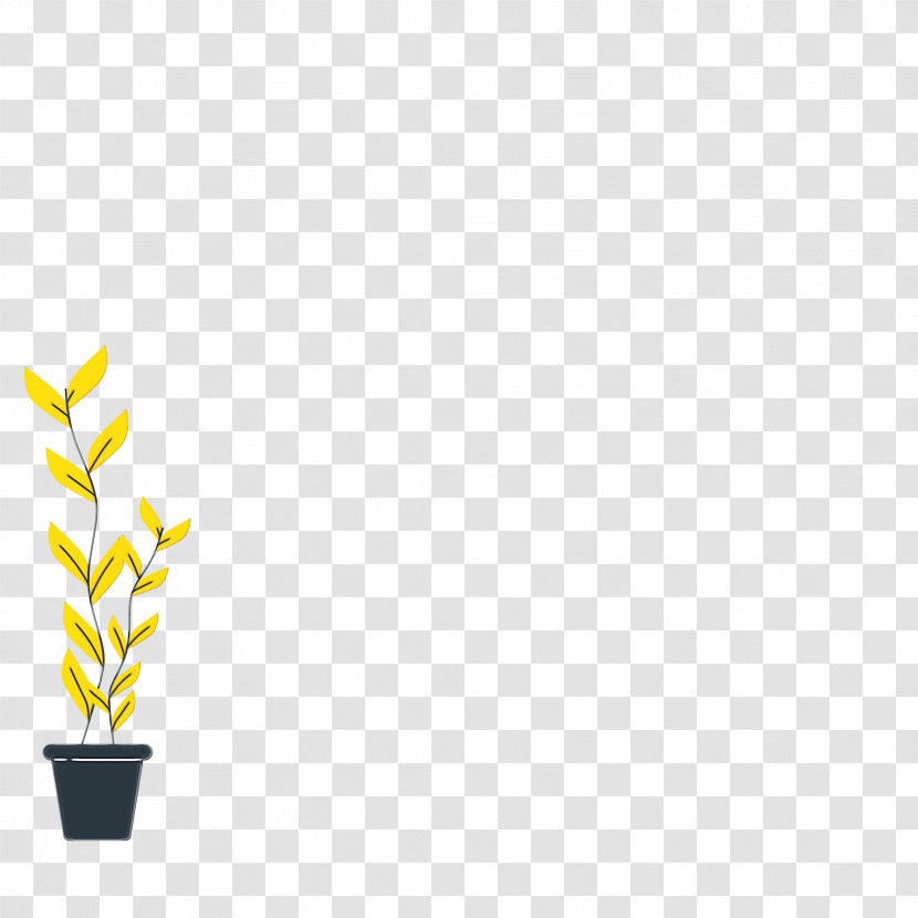 Leaf Logo Grasses Yellow Font Transparent PNG