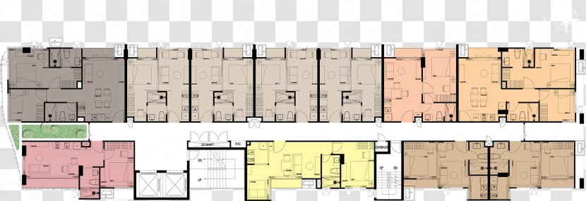 Floor Plan Sukhumvit Road Royal Teak Soi 39 Room - A Roommate On The Upper Transparent PNG