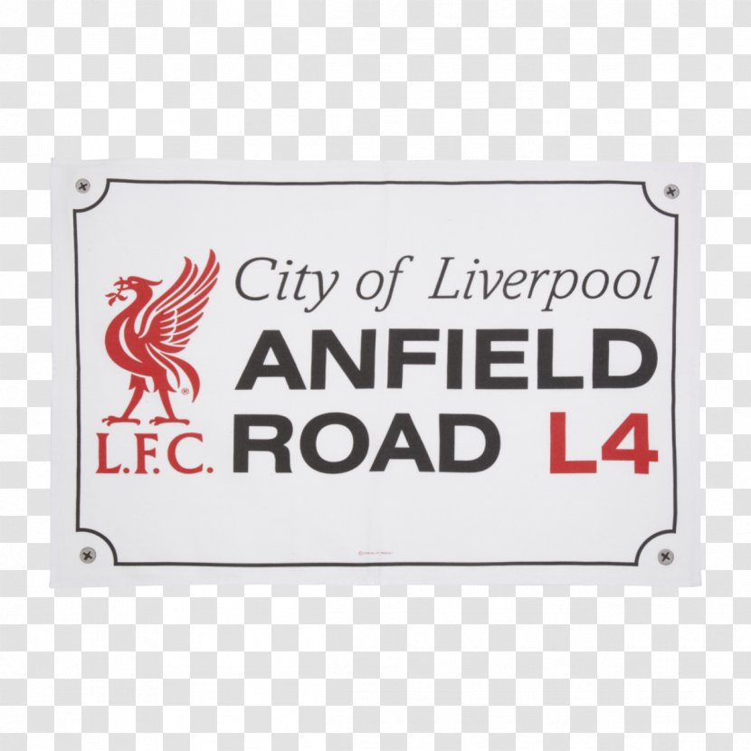 Anfield Road History Of Liverpool F.C. Football - Banner - Textile Transparent PNG