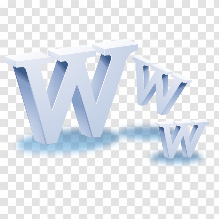 Art - Logo - Blue W WordArt Transparent PNG