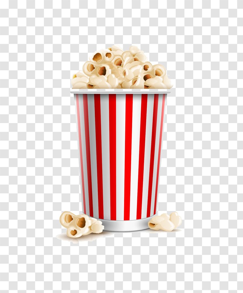 Cartoon Popcorn - Flavor Transparent PNG