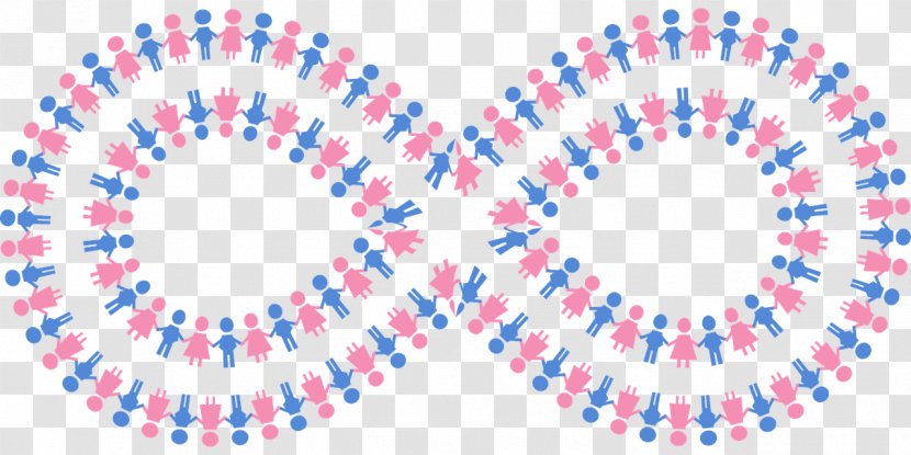 Gender Symbol Holding Hands Female Clip Art - Infinity Transparent PNG