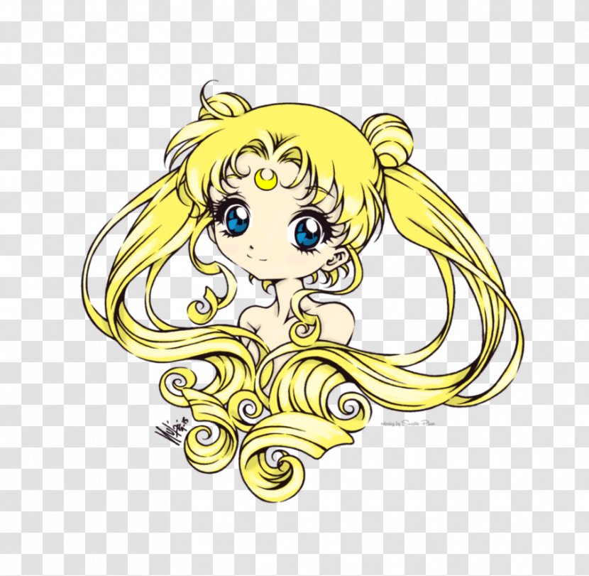 Chibiusa Sailor Moon Mercury Drawing - Frame Transparent PNG