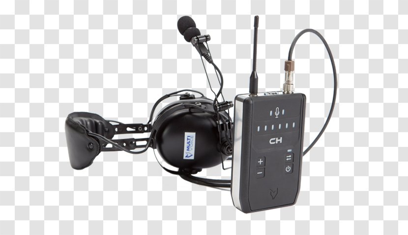 Audio Headset Headphones Wireless Intercom - Communications System - Ticket Counter Transparent PNG