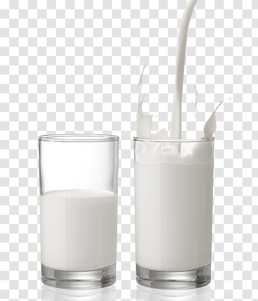 Plant Milk Glass Cup Dairy Product - Two Glasses Of Transparent PNG