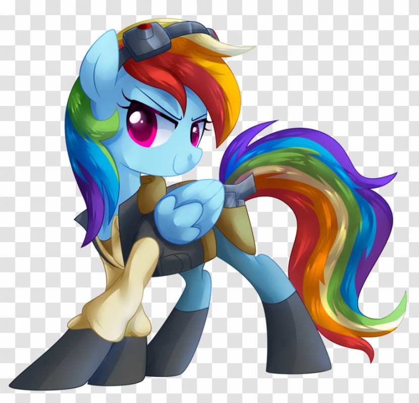 Rainbow Dash My Little Pony Horse Art - Night Transparent PNG