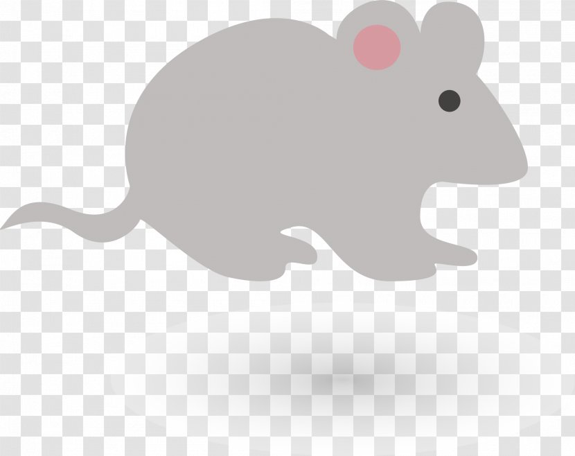 Rat Euclidean Vector Drawing Illustration - Hand-painted Mouse Transparent PNG
