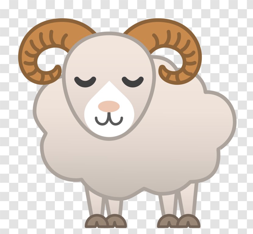 Sheep Emoji Noto Fonts Ideogram Web Page - Aries Transparent PNG