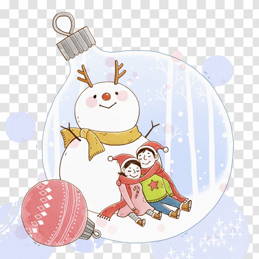 Snowman Winter Cold - Material - A Child Lying On Transparent PNG