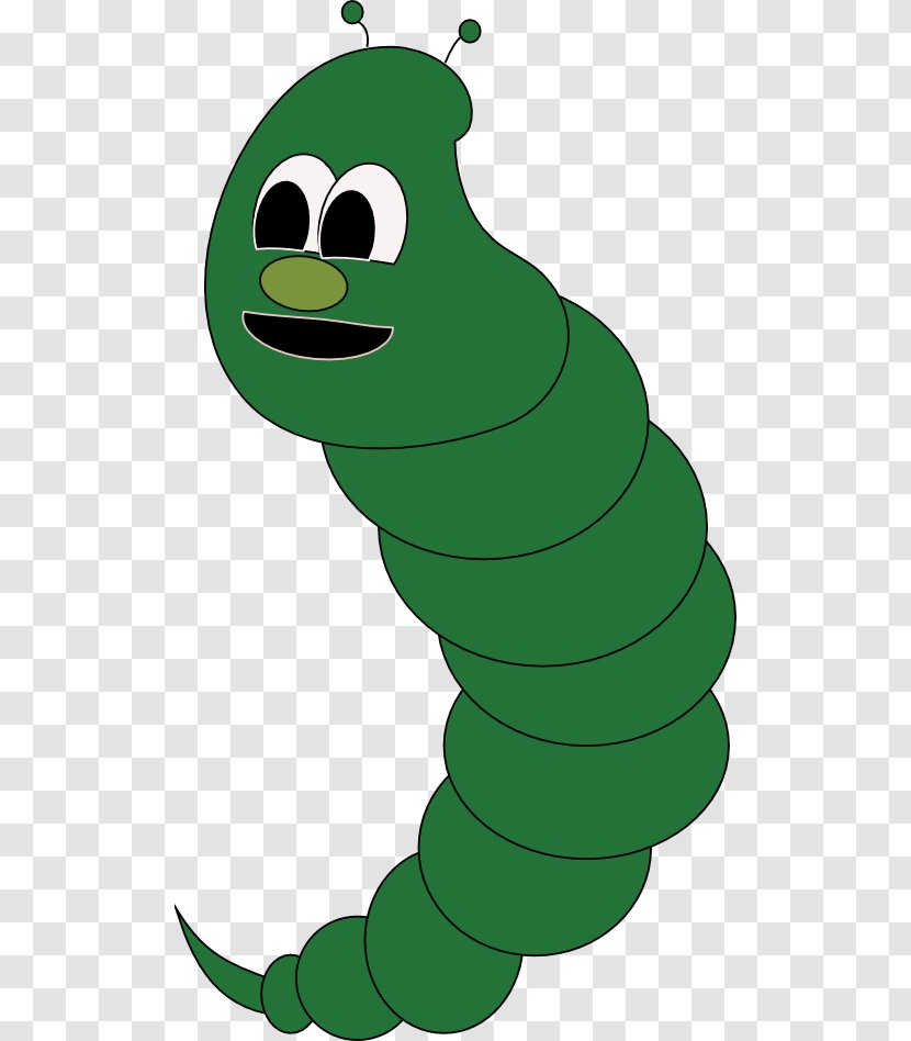 Worm Cartoon Clip Art - Organism - Grass Transparent PNG