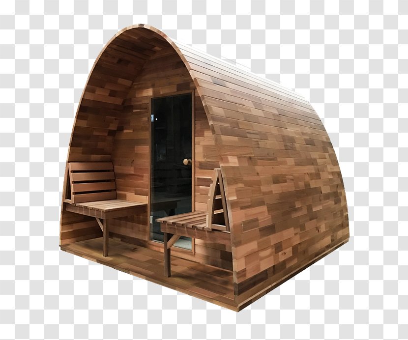 Infrared Sauna Essence Forestière Western Redcedar Wood - Cabin Transparent PNG