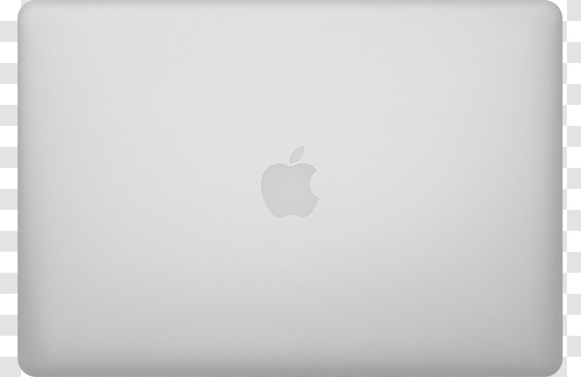White Black Rectangle - And - Apple Notebook Plan View Transparent PNG