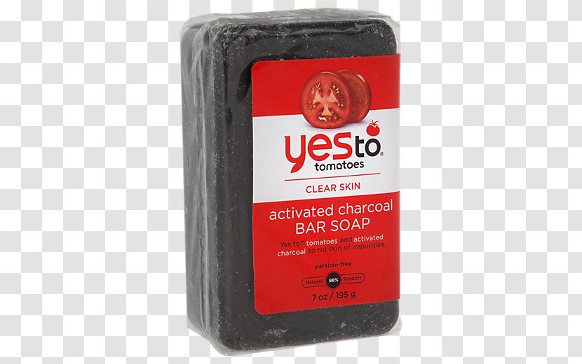 2 Pack - Ingredient - Yes To Tomatoes Clear Skin Activated Charcoal Bar Soap 210ml Product CarbonActivated Transparent PNG