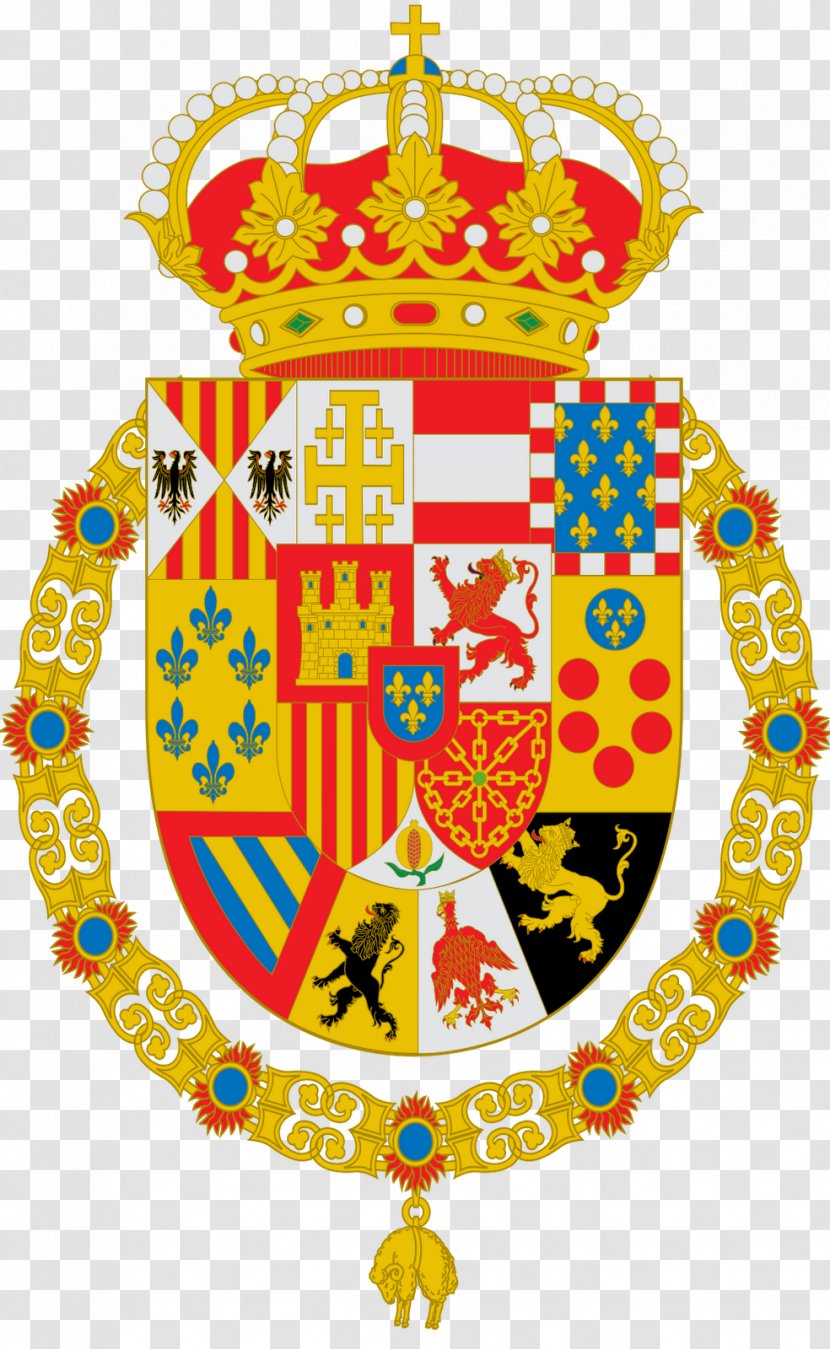 Coat Of Arms Spain Order The Golden Fleece Collar - King - Armas Transparent PNG