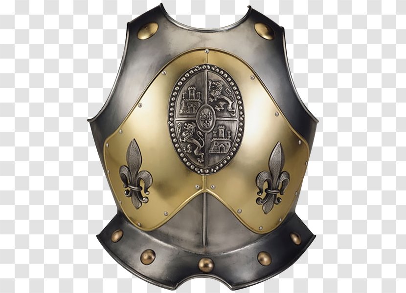 Toledo Breastplate Armour Cuirass Middle Ages - Components Of Medieval Transparent PNG