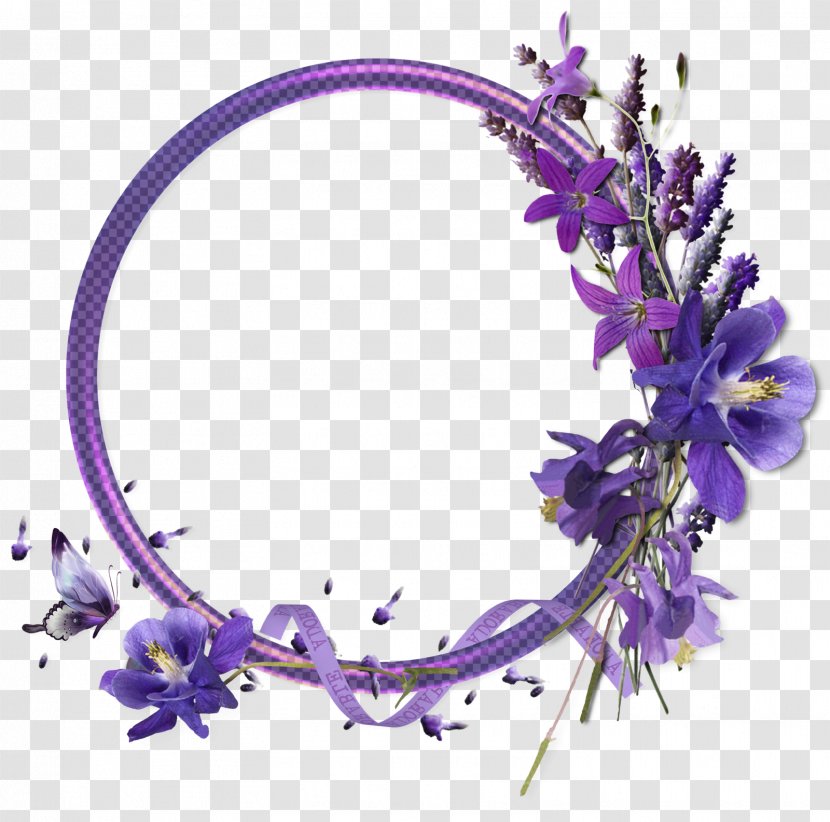 Lavender - Violet - Delphinium Hair Accessory Transparent PNG