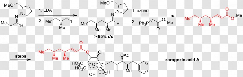 Scripps Research Institute Enders SAMP/RAMP Hydrazone-alkylation Reaction Zaragozic Acid Chiral Auxiliary - Material Transparent PNG