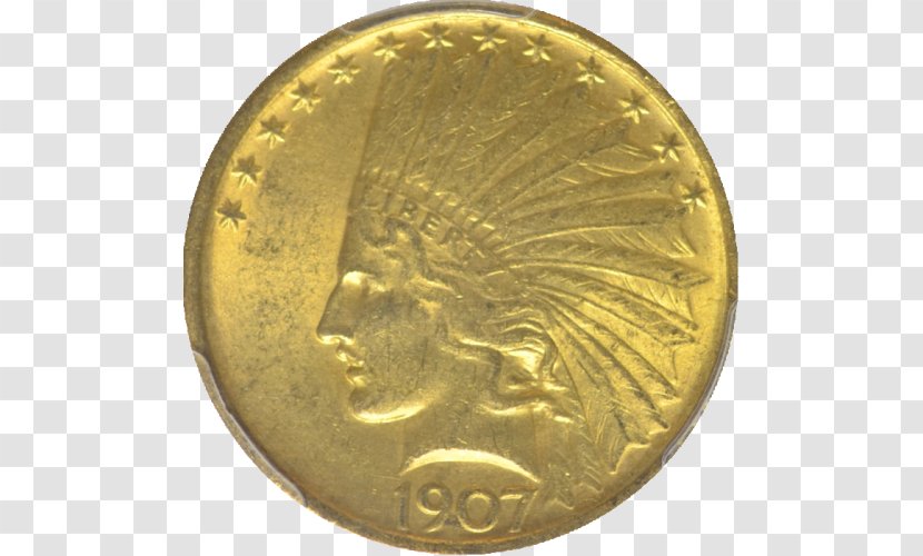 Coin Indian Head Gold Pieces Cent Eagle Transparent PNG