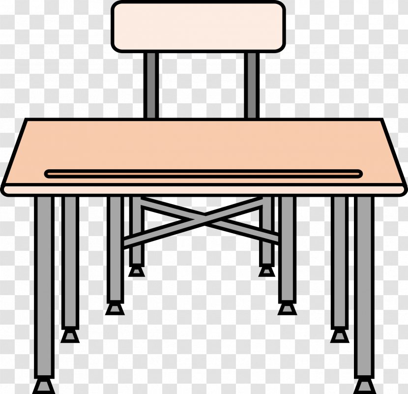 Desk Table Student Clip Art - School Cliparts Transparent PNG