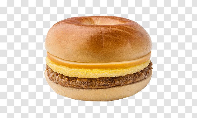 Cheeseburger Breakfast Sandwich Bacon, Egg And Cheese Bagel - Ham Transparent PNG