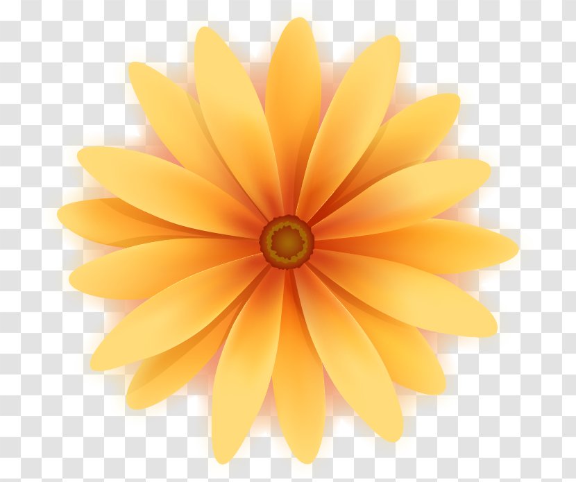 Yellow Cartoon Flower Drawing - Sunflower Flowers Transparent PNG