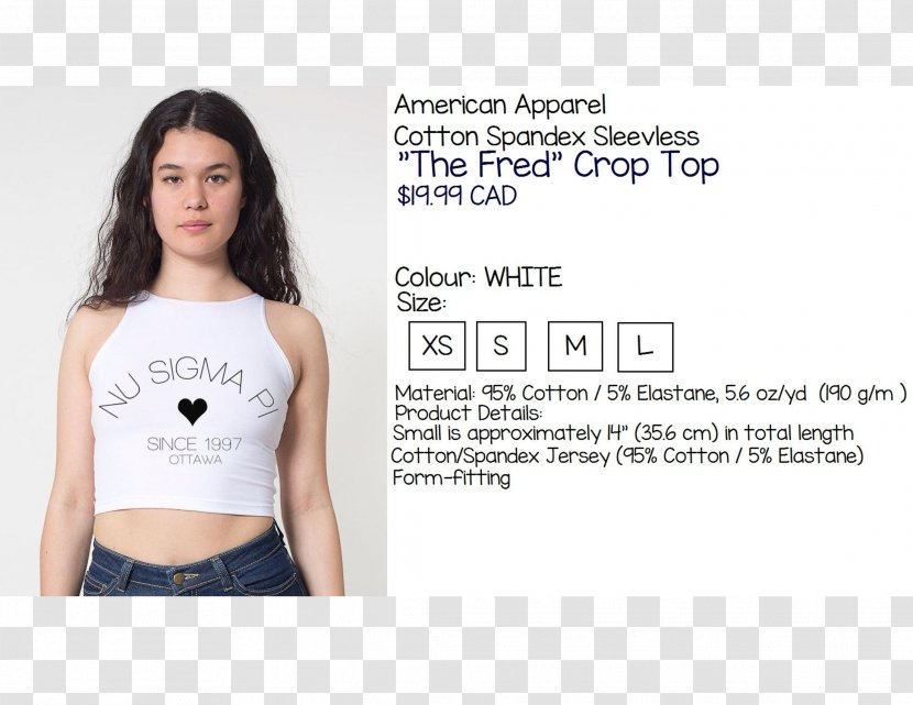 T-shirt Crop Top Sleeveless Shirt - Tree Transparent PNG